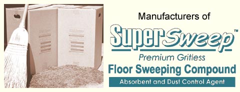 Colorado Sawdust & Sweep, Manufacturers of SuperSweep Premium Gritless Floorsweeping Compound